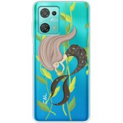 Прозрачный чехол BoxFace Blackview Oscal C30 Cute Mermaid