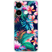 Чехол BoxFace Infinix Smart 7 HD flowers in the tropics