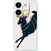 Чехол BoxFace Infinix Smart 7 HD Black Deer