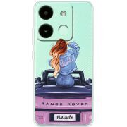 Прозрачный чехол BoxFace Infinix Smart 7 HD Boss Babe