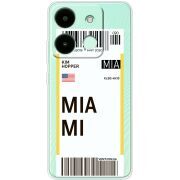 Прозрачный чехол BoxFace Infinix Smart 7 HD Ticket Miami