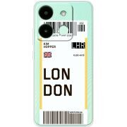 Прозрачный чехол BoxFace Infinix Smart 7 HD Ticket London