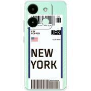 Прозрачный чехол BoxFace Infinix Smart 7 HD Ticket New York