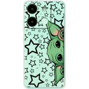 Прозрачный чехол BoxFace Infinix Smart 7 HD Baby Yoda