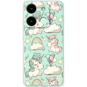 Прозрачный чехол BoxFace Infinix Smart 7 HD Unicorns