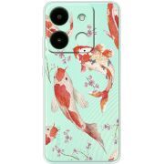Прозрачный чехол BoxFace Infinix Smart 7 HD Japanese Koi Fish