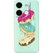 Прозрачный чехол BoxFace Infinix Smart 7 HD Donuts