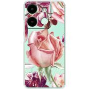 Прозрачный чехол BoxFace Infinix Smart 7 HD Rose