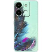 Прозрачный чехол BoxFace Infinix Smart 7 HD Feathers
