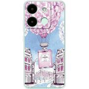 Чехол со стразами Infinix Smart 7 HD Perfume bottle