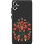 Черный чехол BoxFace Samsung Galaxy A05 (A055) Ukrainian Ornament