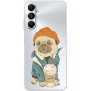 Прозрачный чехол BoxFace Samsung Galaxy A05s (A057) Dog Coffeeman