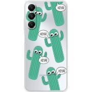 Прозрачный чехол BoxFace Samsung Galaxy A05s (A057) с 3D-глазками HIYA