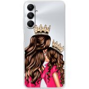 Прозрачный чехол BoxFace Samsung Galaxy A05s (A057) Queen and Princess