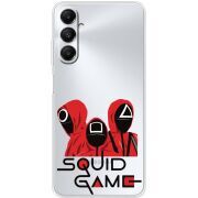 Прозрачный чехол BoxFace Samsung Galaxy A05s (A057) siquid game люди в красном