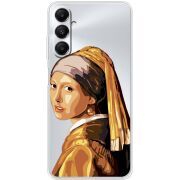 Прозрачный чехол BoxFace Samsung Galaxy A05s (A057) Девушка с жемчужной серёжкой