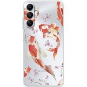 Прозрачный чехол BoxFace Samsung Galaxy A05s (A057) Japanese Koi Fish