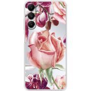 Прозрачный чехол BoxFace Samsung Galaxy A05s (A057) Rose