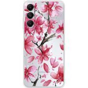 Прозрачный чехол BoxFace Samsung Galaxy A05s (A057) Pink Magnolia