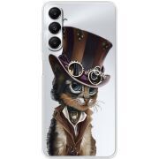 Прозрачный чехол BoxFace Samsung Galaxy A05s (A057) Steampunk Cat