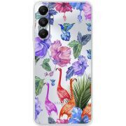 Прозрачный чехол BoxFace Samsung Galaxy A05s (A057) Flamingo