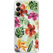 Прозрачный чехол BoxFace Samsung Galaxy A05s (A057) Tropical Flowers