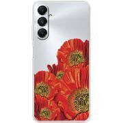 Прозрачный чехол BoxFace Samsung Galaxy A05s (A057) Red Poppies