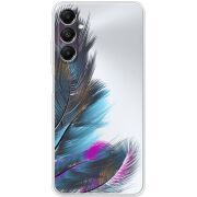 Прозрачный чехол BoxFace Samsung Galaxy A05s (A057) Feathers