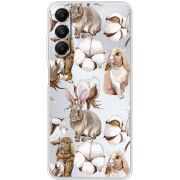 Прозрачный чехол BoxFace Samsung Galaxy A05s (A057) Cotton and Rabbits