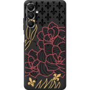 Черный чехол BoxFace Samsung Galaxy A05s (A057) FranceFlowers