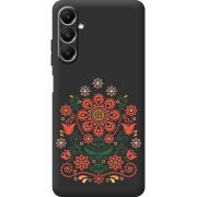 Черный чехол BoxFace Samsung Galaxy A05s (A057) Ukrainian Ornament