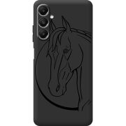 Черный чехол BoxFace Samsung Galaxy A05s (A057) Horse