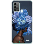 Чехол BoxFace ZTE Blade A53 Pro Exquisite Blue Flowers