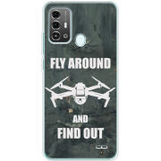 Чехол BoxFace ZTE Blade A53 Pro Дрон Fly Around
