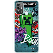 Чехол BoxFace ZTE Blade A53 Pro Minecraft Graffiti