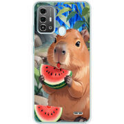 Чехол BoxFace ZTE Blade A53 Pro Капібара з кавуном