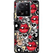 Черный чехол BoxFace Xiaomi 13T Rock Graffiti