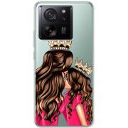 Прозрачный чехол BoxFace Xiaomi 13T Pro Queen and Princess