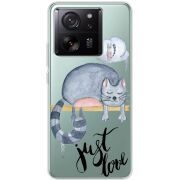 Прозрачный чехол BoxFace Xiaomi 13T Pro Just Love