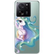 Чехол BoxFace со стразами Xiaomi 13T Pro Unicorn Queen