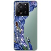 Чехол BoxFace со стразами Xiaomi 13T Pro Peafowl