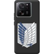 Черный чехол BoxFace Xiaomi 13T Pro Атака Титанов Крылья Свободы