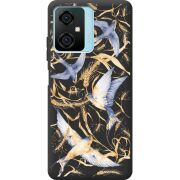 Черный чехол BoxFace Blackview Oscal C70 Ластівки