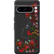 Черный чехол BoxFace Google Pixel 8 Pro 3D Ukrainian Muse