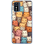 Чехол BoxFace ZTE Blade L9 Котики муркотики