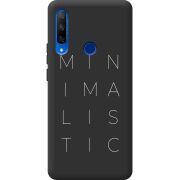 Черный чехол Uprint Honor 9x Minimalistic