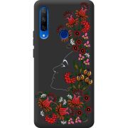 Черный чехол Uprint Honor 9x 3D Ukrainian Muse