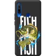Черный чехол Uprint Honor 9x Fish