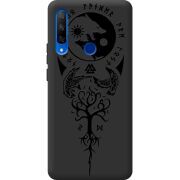 Черный чехол Uprint Honor 9x Hugin and Munin