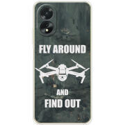 Чехол BoxFace OPPO A18 4G Дрон Fly Around